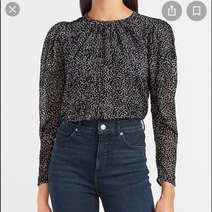 Cute velvet shirt from Express
